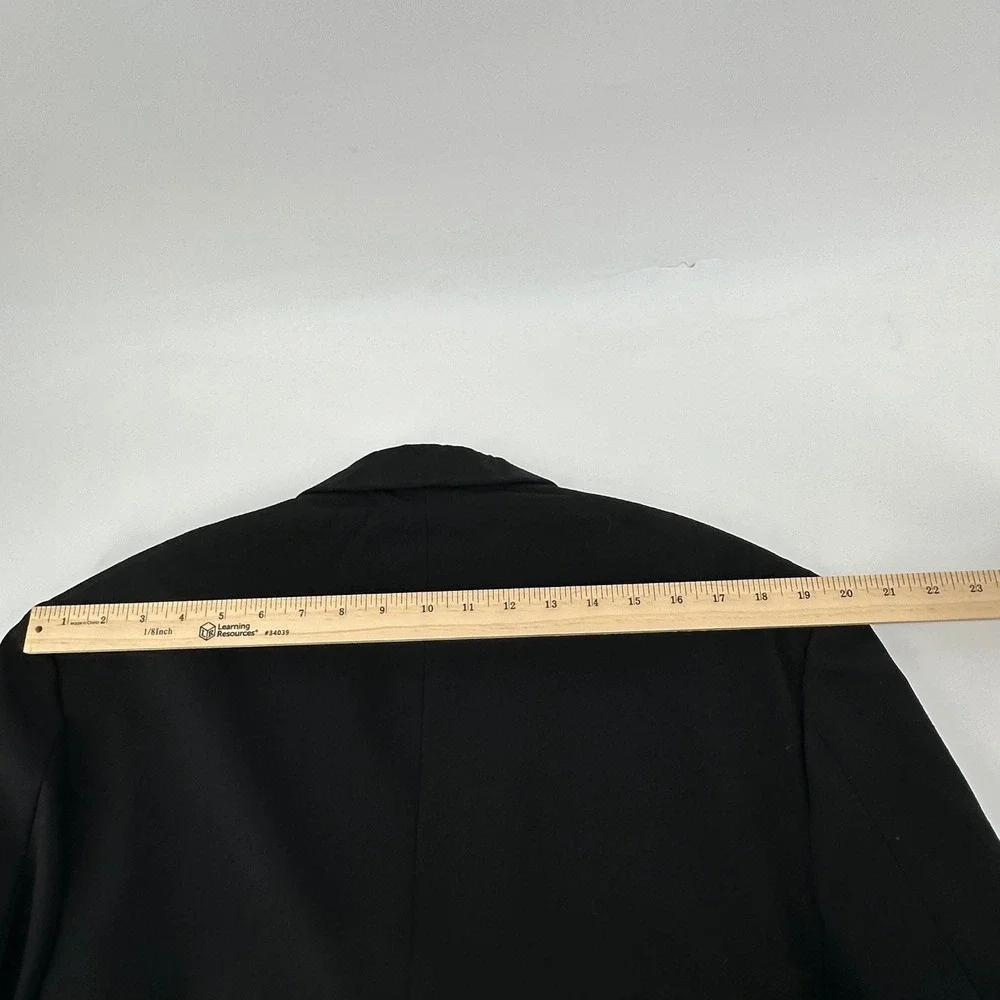 Tuxedo Jacket Mens 44R Black Double Breasted Peak Lapel Made in USA